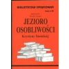 Biblioteczka opracowań nr 090 Jezioro osobliwości