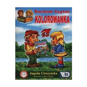 Kocham czytać kolorowanka