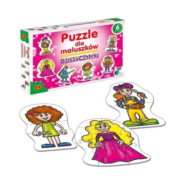 Puzzle dla maluszków Dziewczynki ALEX