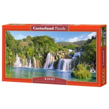 Puzzle 4000 Wodospady Krka - Chorwacja CASTOR