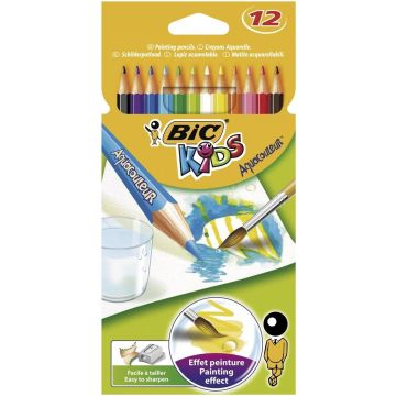 Kredki Aquacouleur 12 kolorów BIC
