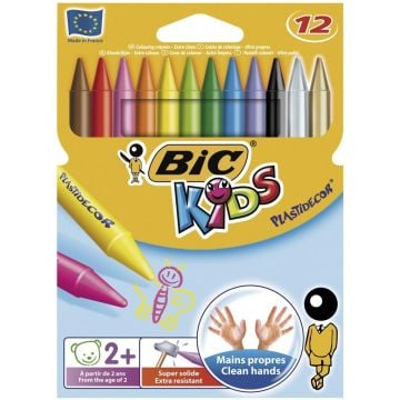 Kredki Plastidecor KIDS 12 kol. bls BIC