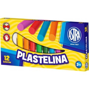 Plastelina 12 kolorów ASTRA