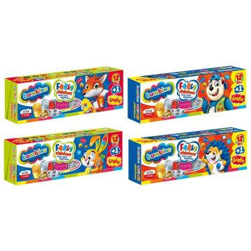 Farby plakatowe 20ml 12 kolorów BAMBINO