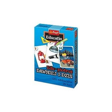 Karty Edu Piotruś - Dawniej i dziś TREFL