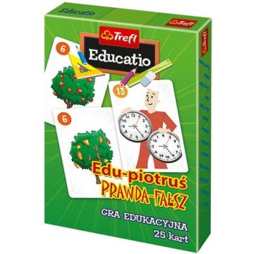 Karty Edu Piotruś - Prawda-fałsz TREFL