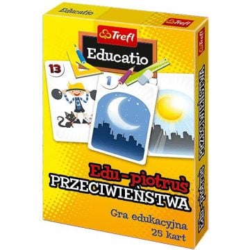 Karty Edu Piotruś - Przeciwieństwa TREFL