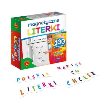 Magnetyczne literki na lodówkę ALEX