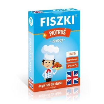 Angielski. Fiszki + Gra Piotruś - zawody