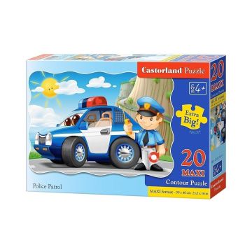 Puzzle 20 maxi - Police Patrol CASTOR