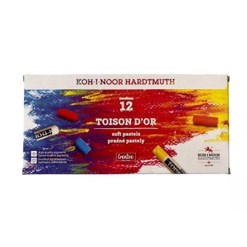 Kredki Pastele Toison D'or 12 kolorów