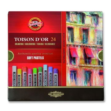 Kredki Pastele suche Toison D'or 24 kolory