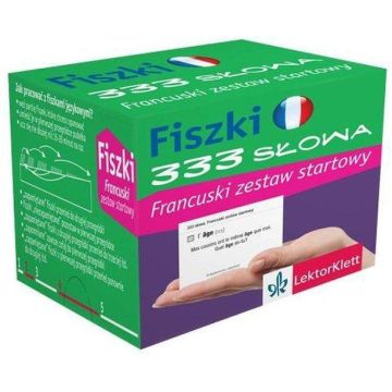 Fiszki 333 słowa Francuski zestaw startowy PONS