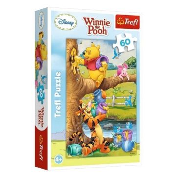 Puzzle 60 Kubuś Puchatech Małe co nieco TREFL