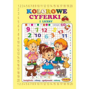 Kolorowe cyferki i liczby PASJA