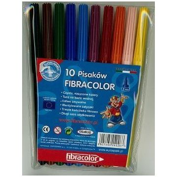 Pisaki 539 10 kol. w etui FIBRACOLOR