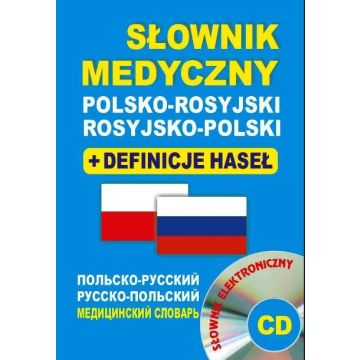 Słownik medyczny polsko-rosyjski rosyjsko-pol + CD