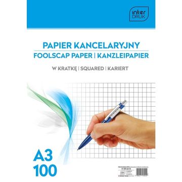 Papier kancelaryjny A3/100K kratka