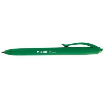 Długopis P1 Rubber Touch zielony (25szt) MILAN