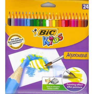 Kredki Aquacouleur 24 kolory BIC