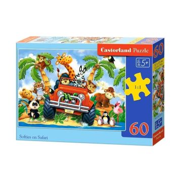 Puzzle 60 Softies on Safari CASTOR
