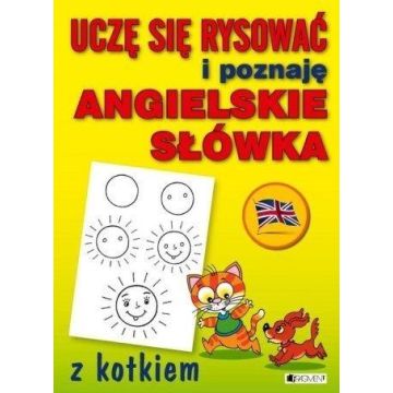 Uczę się rysować i poznaję angielskie słówka kotek