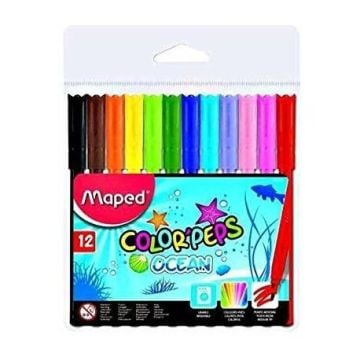Flamastry Colorpeps Ocean 12 kolorów MAPED