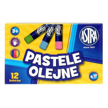 Pastele olejne 12 kolorów ASTRA