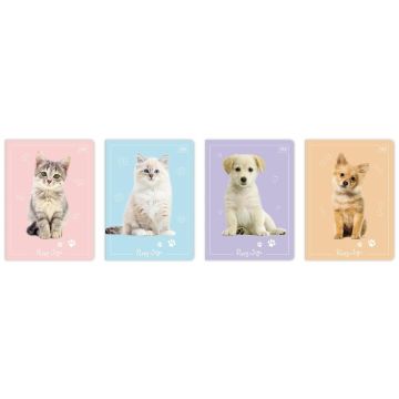 Zeszyt A5/16K kratka UV Puppy Sign (20szt)