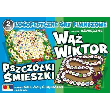 2 gry Wąż Wiktor/Pszczółki Śmieszki