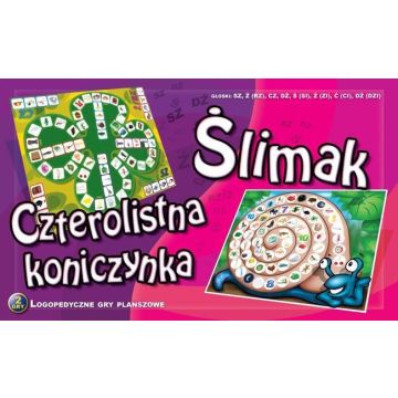 2 gry Ślimak/Czterolistna koniczynka