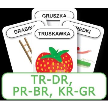 Logopedyczny Piotruś. Część XIV - TR-DR, PR-BR, KR
