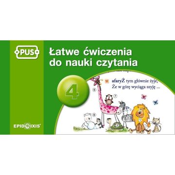 PUS Łatwe ćwiczenia do nauki czytania 4