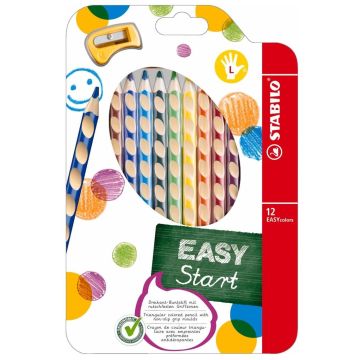 Kredki Easycolors dla leworęcznych 12 kol. STABILO