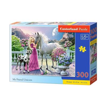 Puzzle 300 Mój przyjaciel Jednorożec CASTOR