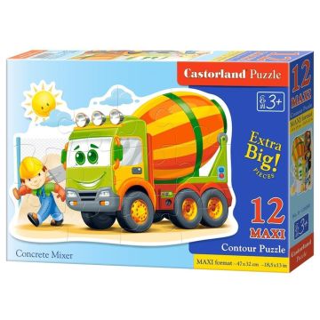 Puzzle 12 maxi Betoniarka CASTOR