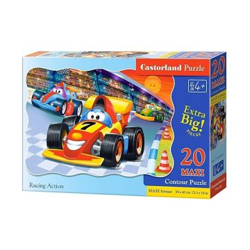 Puzzle 20 maxi - Racing action CASTOR