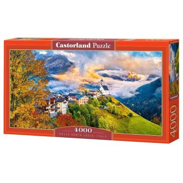 Puzzle 4000 Colle Santa Lucia - Włochy CASTOR