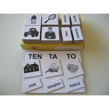 Zestaw dydaktyczny. Ten, Ta, To