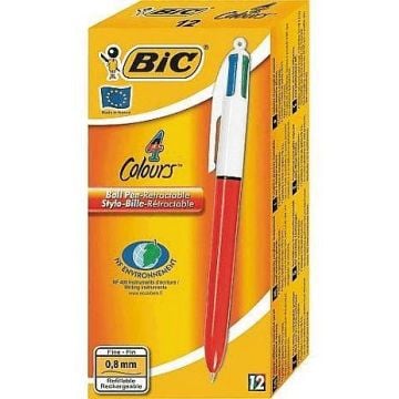 Długopis 4 Colours Fine (12szt) BIC