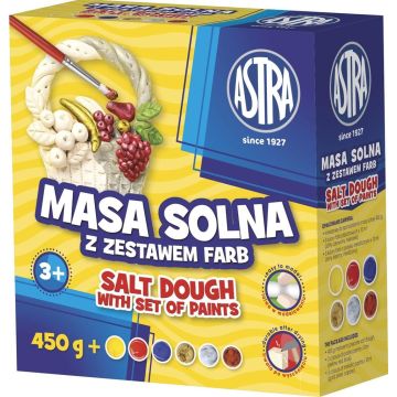 Masa solna 450g + farby ASTRA