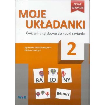 Moje układanki 2 Ćwicz. sylabowe do nauk czytania