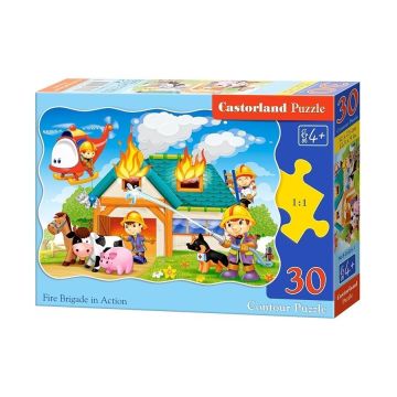 Puzzle 30 Strażacy w akcji CASTOR