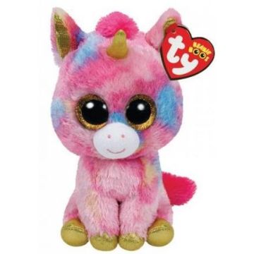 Beanie Boos Fantasia - Kolorowy Jednorożec 16cm