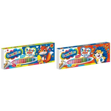 Pastele olejne 24 kolory BAMBINO