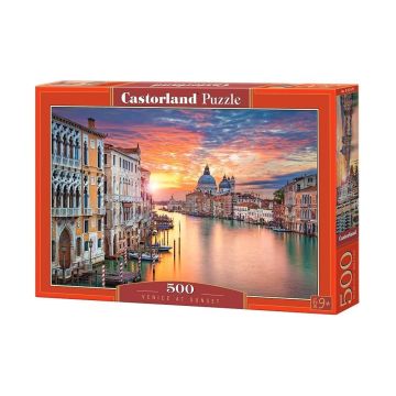 Puzzle 500 Wenecja o zachodzie słońca CASTOR