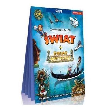 Świat + Świat antyczny comfort! mapa laminowana