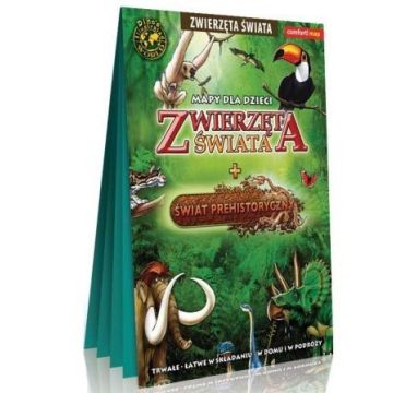 Zwierzęta świata + Świat prehistoryczny laminat