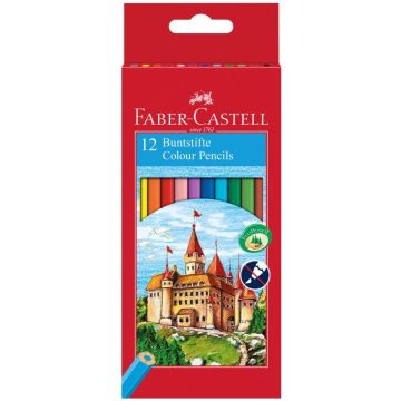 Kredki Zamek 12 kolorów FABER CASTELL