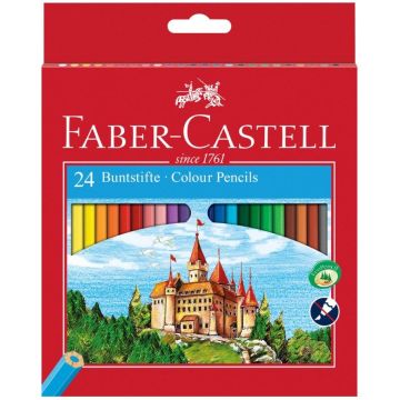 Kredki Zamek 24 kolory FABER CASTELL